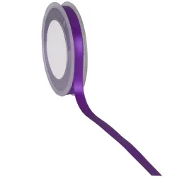 Double Faced Satin Ribbon; Purple